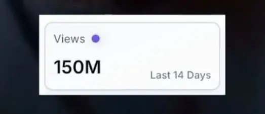 150M views proof
