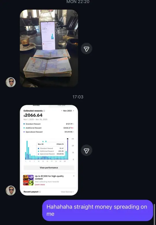 Revenue proof screenshot